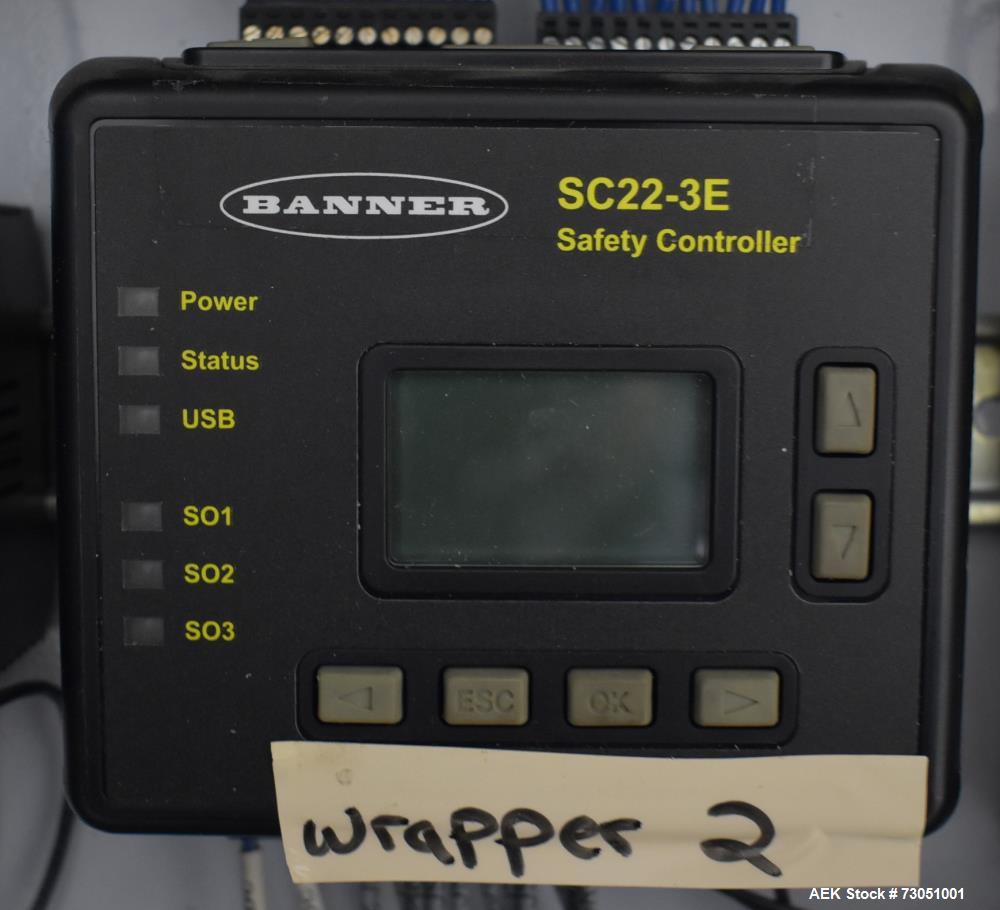 Used Lantech V Series SVAMD Automatic Stretch Wrapper – 30-40 Loads/Hour