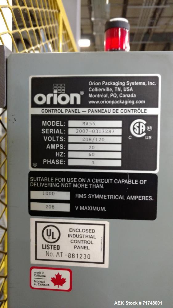 Used Orion MA55 Orbital Pallet Stretch Wrapper