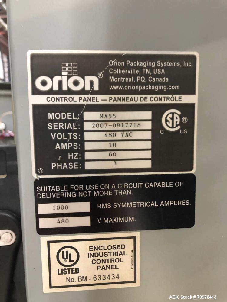 Used Orion MA55 Orbital Pallet Stretch Wrapper