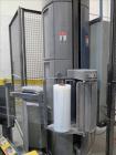 Used Lantech Stretch Wrapper, Model Q1000 Serial # QA 002180.  Automatic operation with powered infeed and discharge pallet conveyors, 18