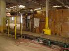Used Muller Stretch Wrapper, Model Octopus202. Capable of speeds up to 50 loads per hour. Will run up to 4800 lb loads. Includes automatic and manual wrapping modes, power roller pallet conveyor, AC ...