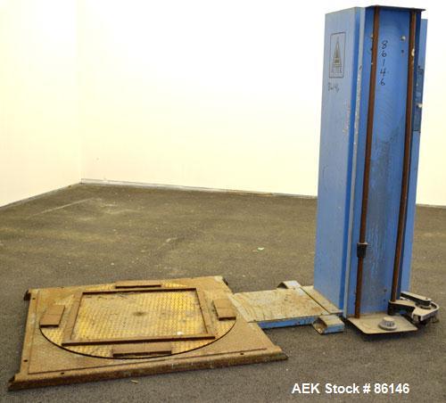Used Altek Pallet Stretch Wrapper. 46" Diameter motorized turntable. Driven by a 1 HP, 1/60/115/230 Volt, 1725 RPM gearmotor, ratio 60:1.