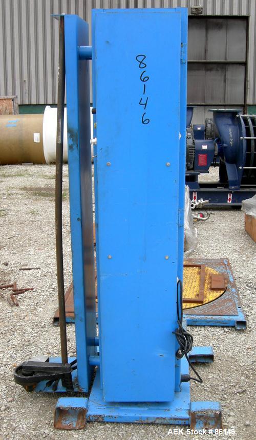 Used Altek Pallet Stretch Wrapper. 46" Diameter motorized turntable. Driven by a 1 HP, 1/60/115/230 Volt, 1725 RPM gearmotor, ratio 60:1.