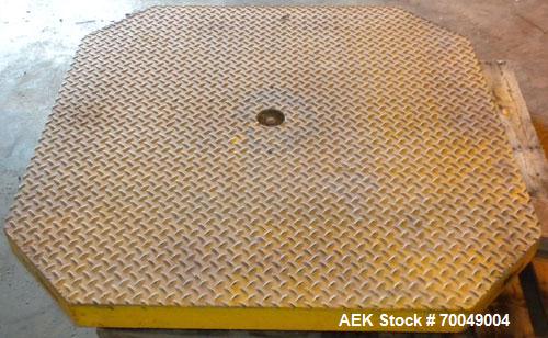 Used ITW Mima Little Giant Series Spiral Web Stretch Wrapper, Model LG-20, Carbon Steel. Up to 25 loads per hour. 48" x 48", 1/2 hp DC motorized turntable, output 8 rpm. 1/8 hp DC film elevator motor...