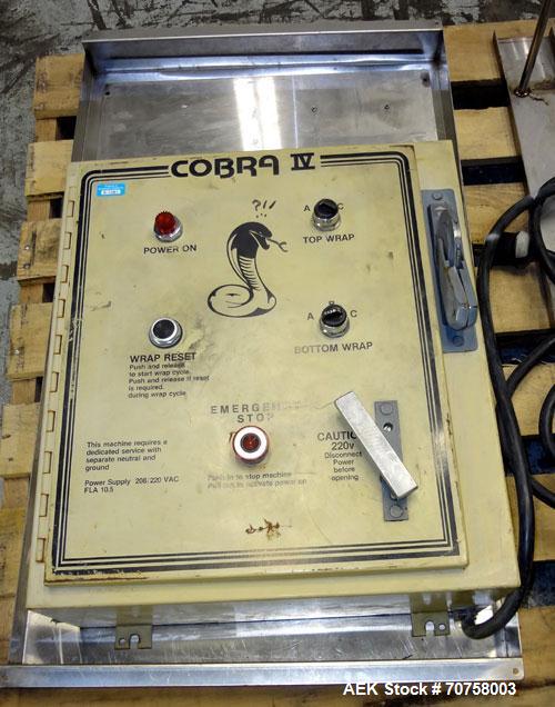 Used ITW Muller Cobra IV Semi-Automatic Rotary Arm Stretch Wrapper