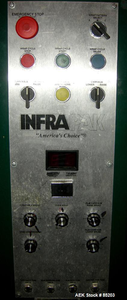Used Infra-Pak Sidewinder Platform Stretch Wrapper. Maximum load 3000