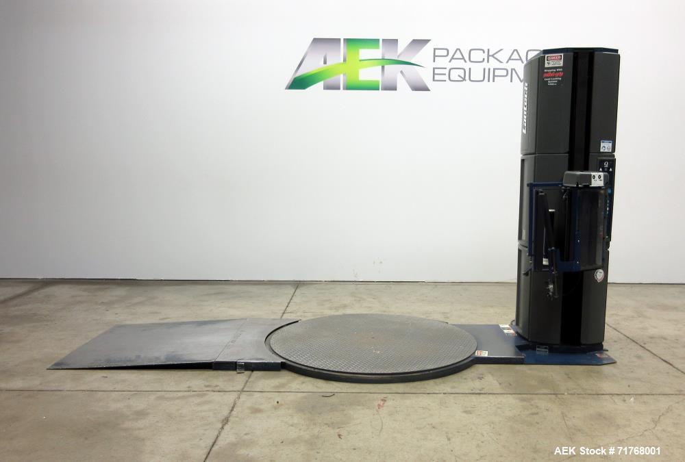 Used Lantech Q300 Semi-Automatic Pallet Stretch Wrap Machine