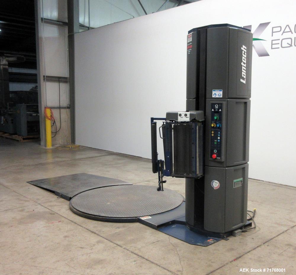 Used Lantech Q300 Semi-Automatic Pallet Stretch Wrap Machine