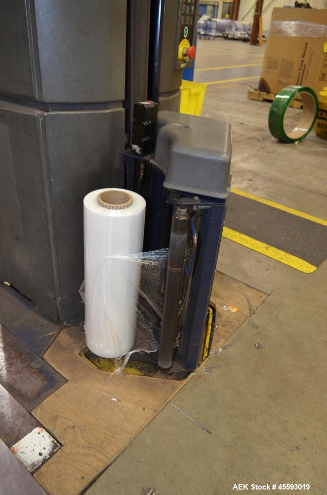 Used Lantech Model Q300 Stretch Wrapper. 72" Diameter turntable. 115 Volt, 20 amp, 50/60 hertz. In floor mounted. Serial#QM011331.