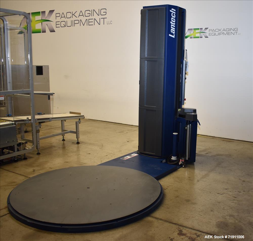 Used Lantech Q300 Semi Automatic Stretch Wrapper.