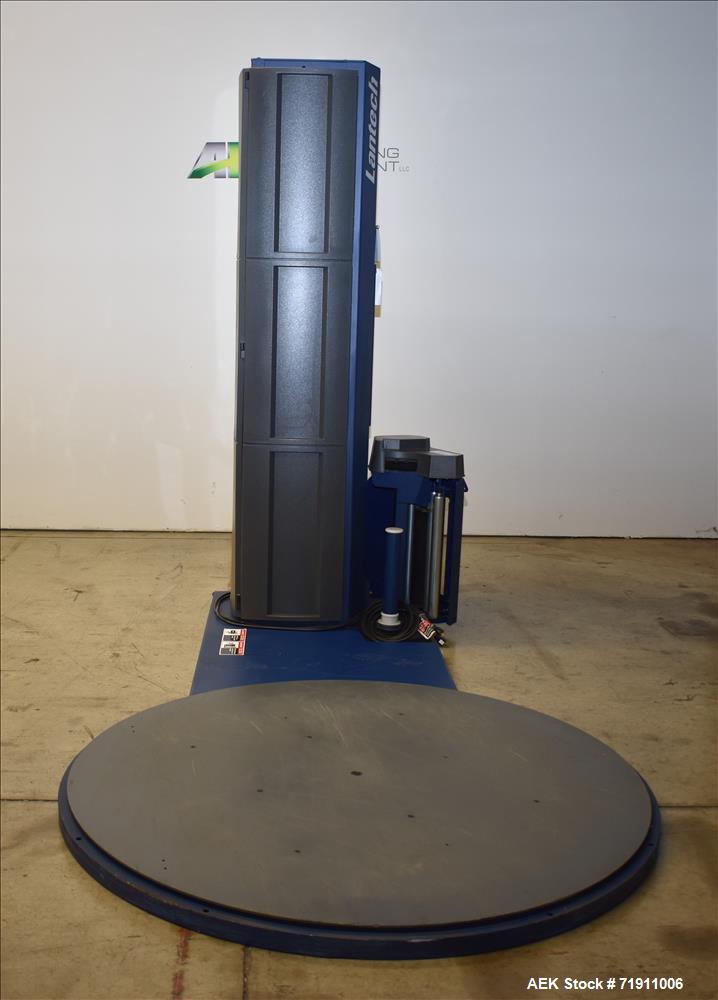 Used- Lantech Q300 Semi Automatic Stretch Wrapper.