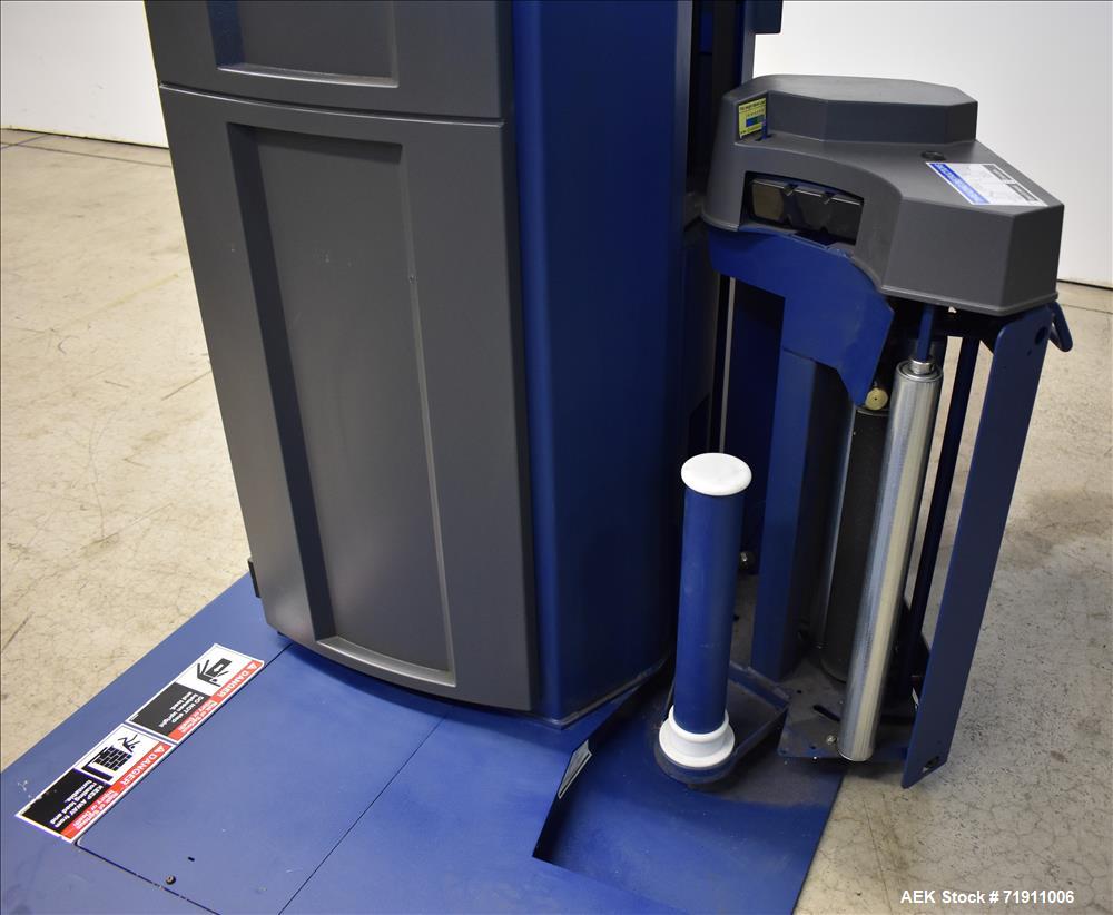 Used Lantech Q300 Semi Automatic Stretch Wrapper.