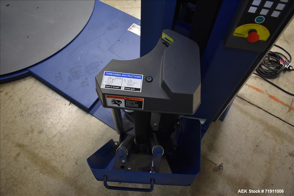 Used- Lantech Q300 Semi Automatic Stretch Wrapper.