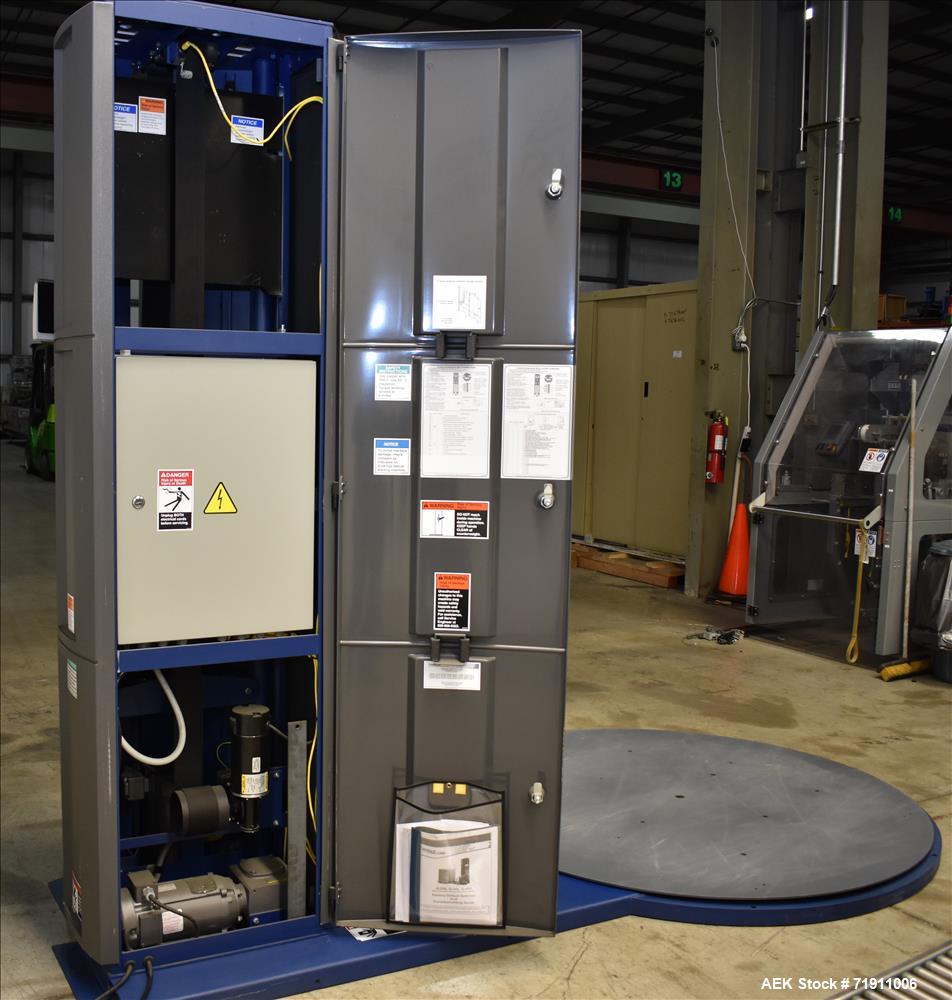 Used Lantech Q300 Semi Automatic Stretch Wrapper.