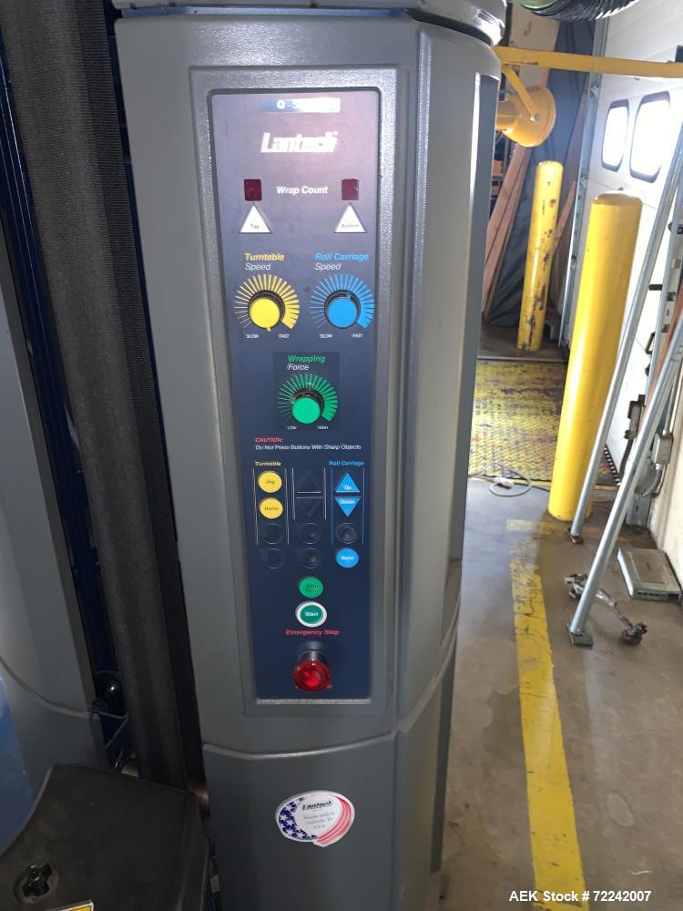Used Lantech Q300 Semi-Automatic Pallet Stretch Wrap Machine