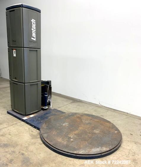 Used Lantech Q300 Semi-Automatic Pallet Stretch Wrap Machine