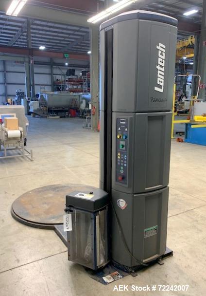 Used Lantech Q300 Semi-Automatic Pallet Stretch Wrap Machine