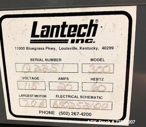Used- Lantech Q300 Semi-Automatic Pallet Stretch Wrap Machine
