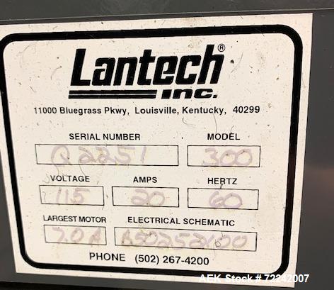 Used Lantech Q300 Semi-Automatic Pallet Stretch Wrap Machine