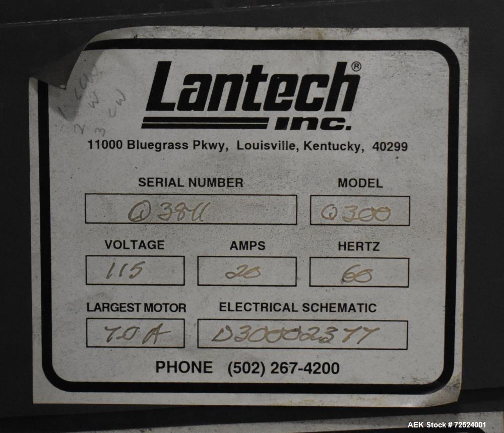 Lantech Q300 Semi-Automatic Pallet Stretch Wrap Machine