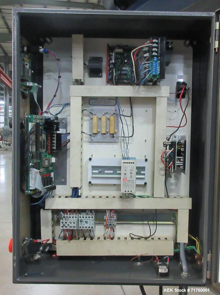 Used Lantech S-300 Straddle-Type Semi Automatic Stretch Wrapper