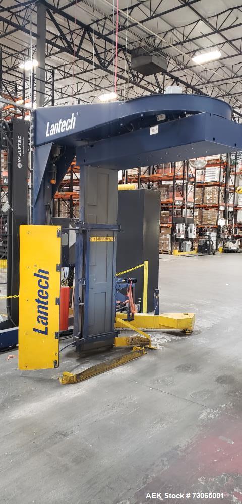 Used Lantech S-300XT Straddle-Type Semi Automatic Stretch Wrapper