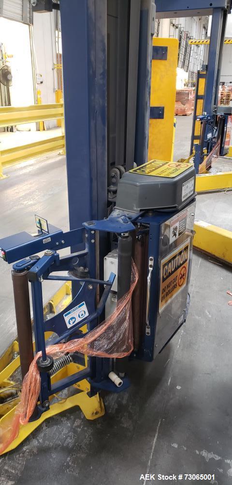 Used Lantech S-300XT Straddle-Type Semi Automatic Stretch Wrapper