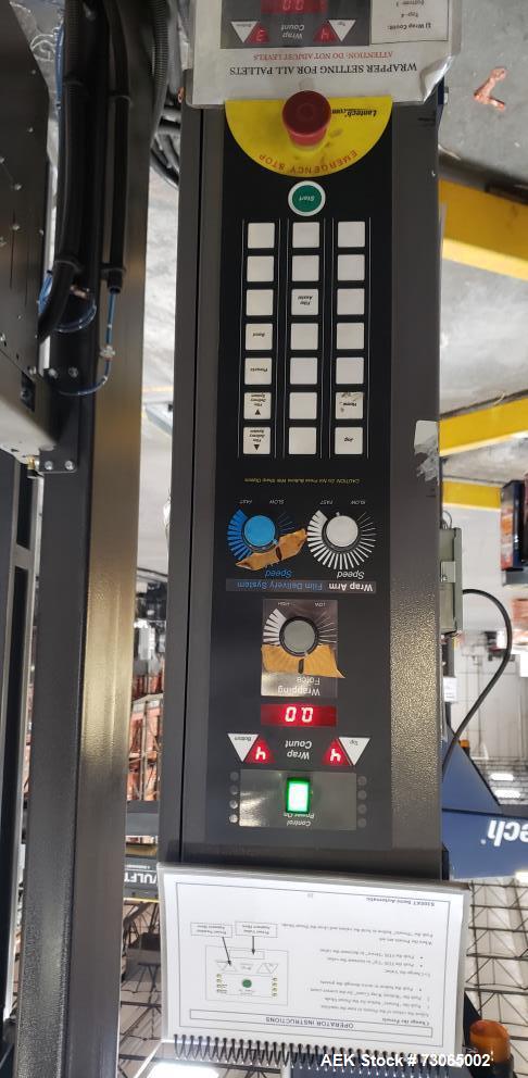 Used Lantech S-300XT Straddle-Type Semi Automatic Stretch Wrapper. Capable of speeds from 25-35 loads per hour. has a maximum load size: up to 80" (Height) up to 76" (Diagonal). Maximum load capacity...