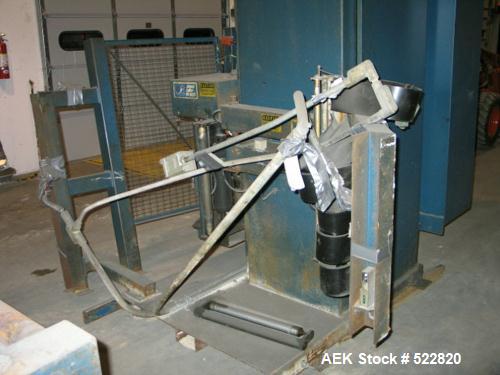 USED: Lantech semi-automatic stretch wrapper, model SHASP-3, powerroller stretch film delivery system. Complete with manuals anddrawings. Series Custom. 460V, 3 phase, 60 hz, 20 amps. 54" wideusable ...