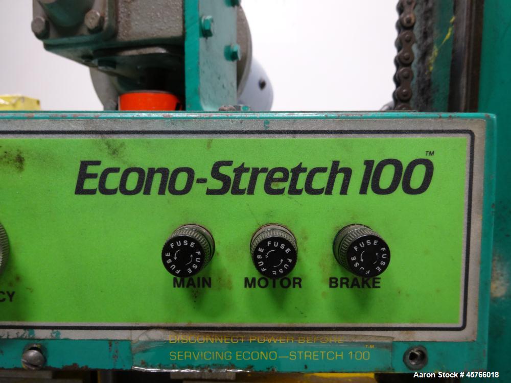 Used- Mima Model FE-LP "Econo Stretch" 100 Semi-Automatic Stretch Wrapper