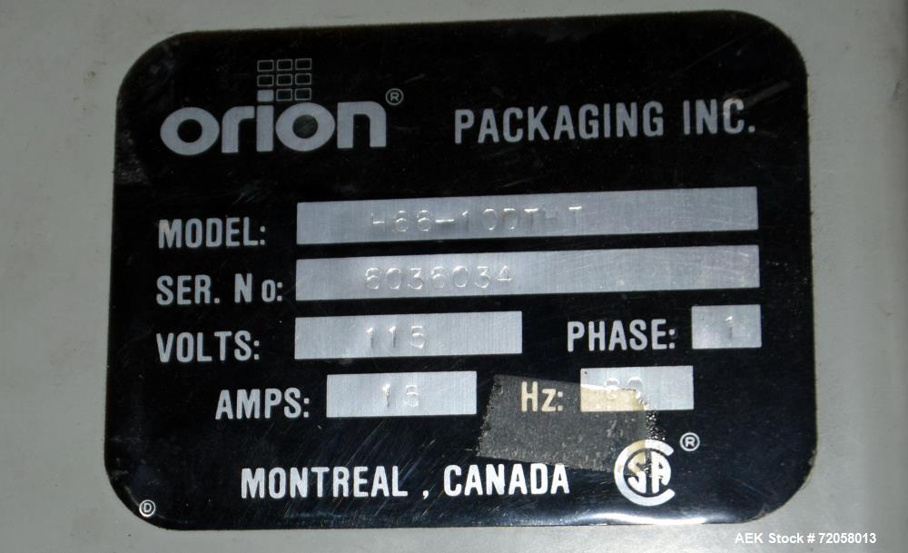 Used Orion Packaging Dual Station Stretch Wrapper, Model H66-10DTHT