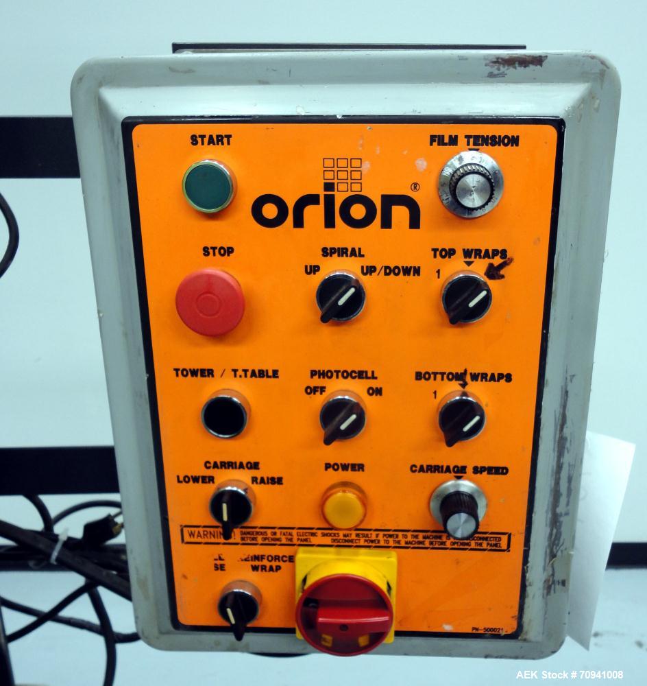 Used Orion Model L66/10S Semi-Automatic Low Profile Stretch Wrapper