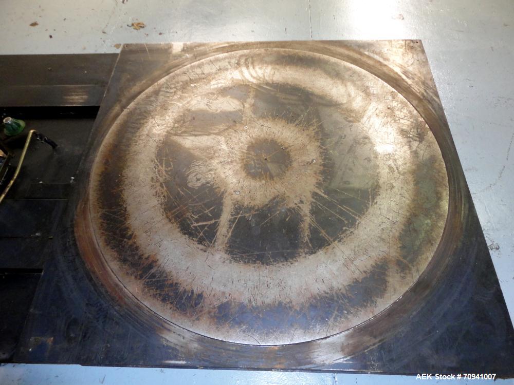 Used Orion L66/13S Semi Automatic Low Profile Stretch Wrapper. Turntable will do 0 - 14 RPM and is variable speed.  Maximum load capacity: up to 4,000 lbs. Film Roll Width: up to 20", 59" diameter tu...