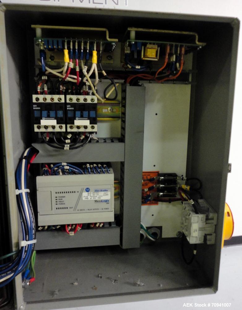Used Orion L66/13S Semi Automatic Low Profile Stretch Wrapper. Turntable will do 0 - 14 RPM and is variable speed.  Maximum load capacity: up to 4,000 lbs. Film Roll Width: up to 20", 59" diameter tu...