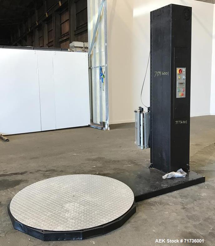 Used Preferred Packaging Semi-Automatic Turntable Stretch Wrapper