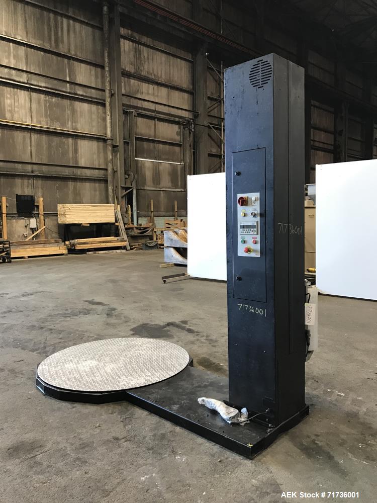 Used Preferred Packaging Semi-Automatic Turntable Stretch Wrapper