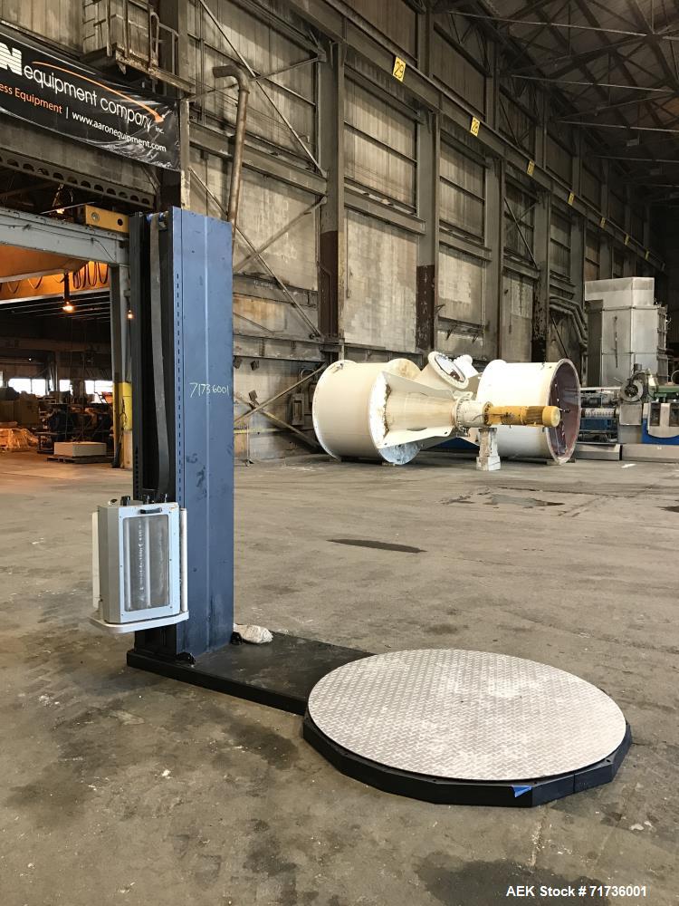Used Preferred Packaging Semi-Automatic Turntable Stretch Wrapper