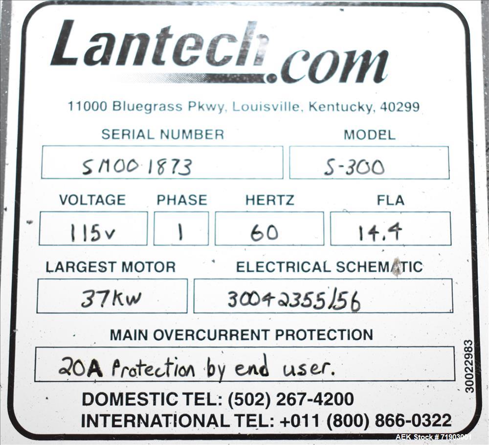 Lantech Model S-300 Spira/straddle typl Stretch Wrapper