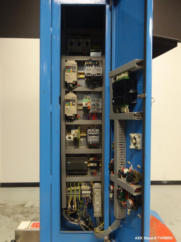 Used Sympac Model E1500-SA Semi Automatic Stretch Wrapper