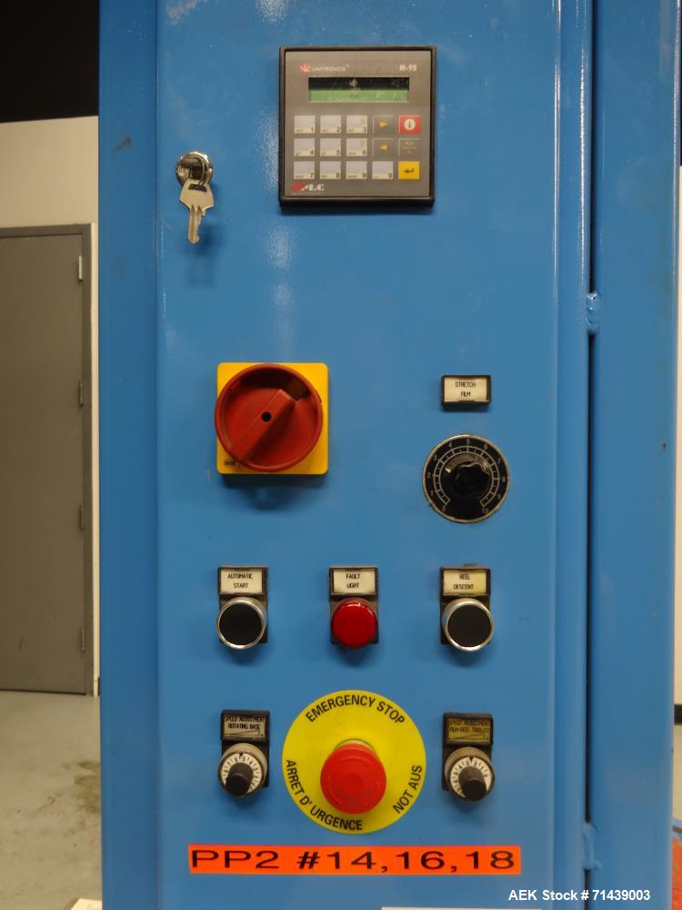 Used Sympac Model E1500-SA Semi Automatic Stretch Wrapper