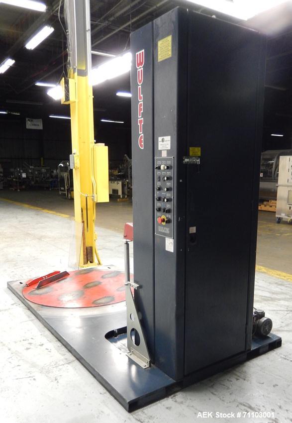 Used Wulftec Model WLPA-200 Semi Automatic Low Profile Stretch Wrapper