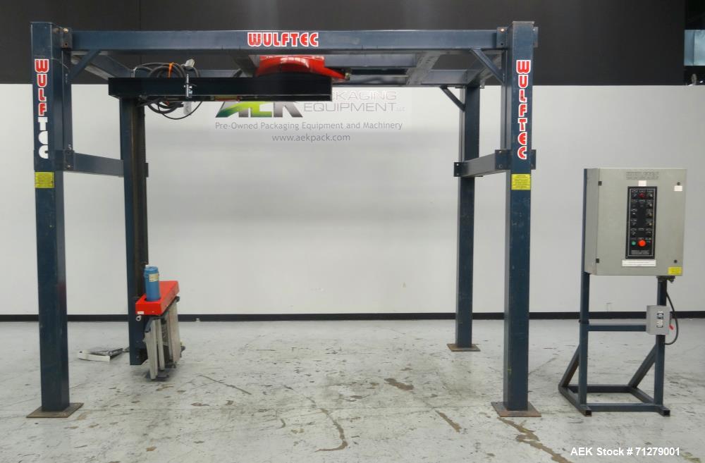 Used Wulftec Model WRT-200 International Semi-Automatic Rotary Arm Stretch Wrap