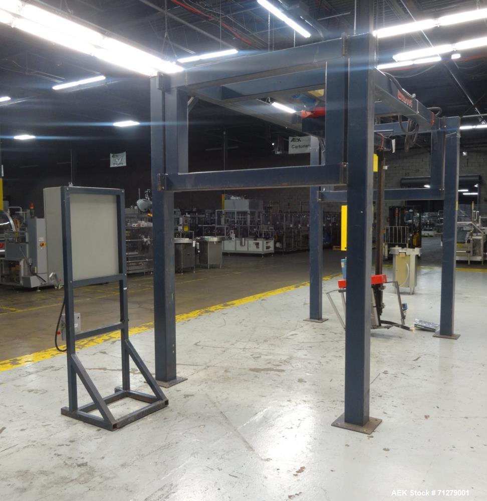 Used Wulftec Model WRT-200 International Semi-Automatic Rotary Arm Stretch Wrap