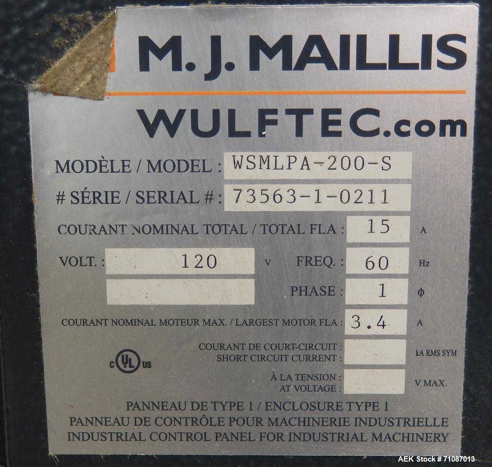 Used Wulftec Model WSMLPA-200-S Pallet Stretch Wrapper