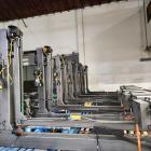 Used Industrial Stretch Wrapper – Cousins 4100-35-FA with Pre-Stretch Carriage – High-Efficiency Pallet Wrapping