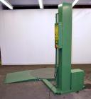 Used Highlight Industries Predator SS Semi-Automatic Turntable Stretch Wrapper, Carbon Steel. Film stretch infinite/ manual adjustment, 59” diameter turntable, speed adjustable to 10 rpm, wrap height...
