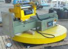 Used ITW Mima Semi-Automatic Spiral Web Stretch Wrapper, model FE-HP, carbon steel. Up to 30 loads per hour. 72
