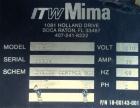 Used ITW Mima Semi-Automatic Spiral Web Stretch Wrapper, model FE-HP, carbon steel. Up to 30 loads per hour. 72