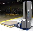 Used Lantech Q300 Semi-Automatic Pallet Stretch Wrap Machine. Capable of up to 35 loads per hour. Maximum Load: Diagonal: 72