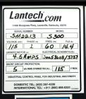 Used- Lantech Semi-Automatic Stretch Wrapper, Model S-300